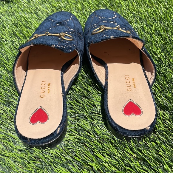 Gucci velvet loafers - Picture 3 of 6
